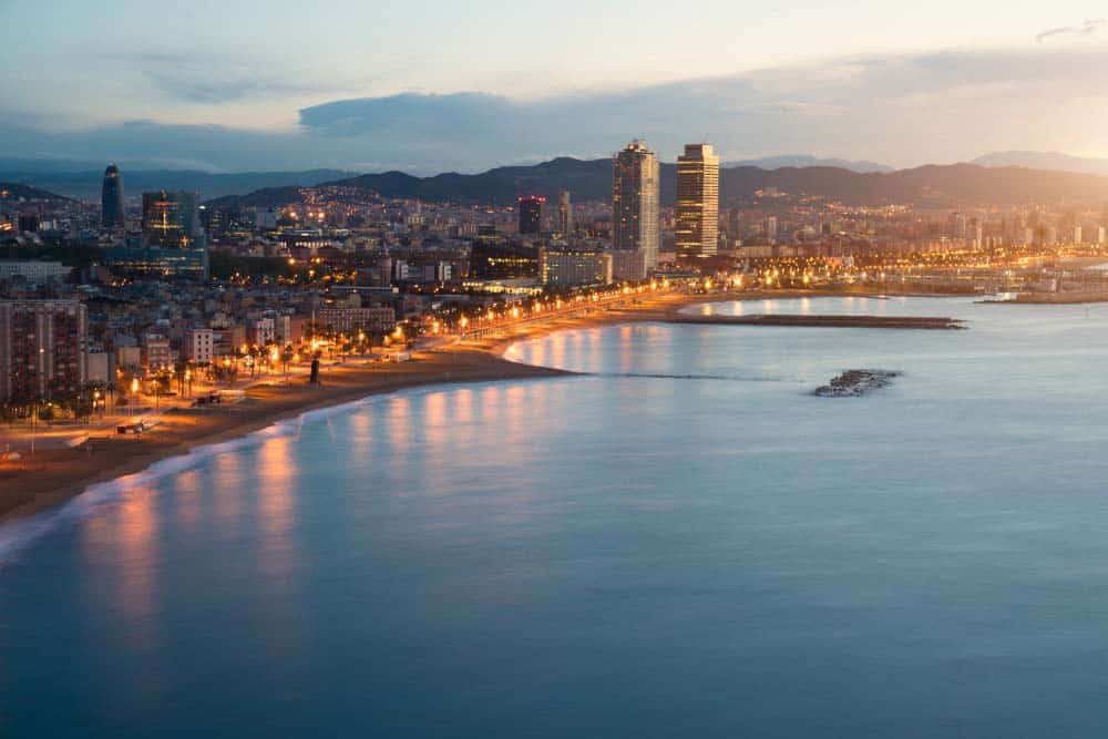 Plage de Barcelone