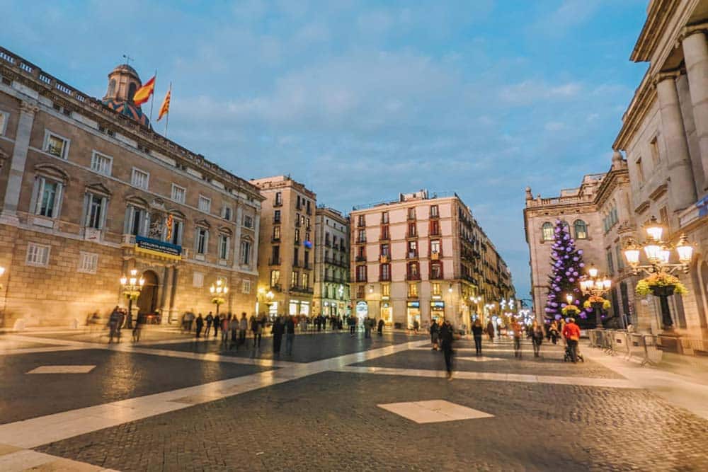 Place Sant Jaume à Barcelone