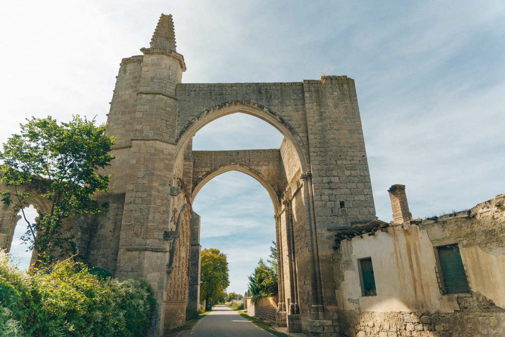 Ruines de San Antón à Castrojeriz