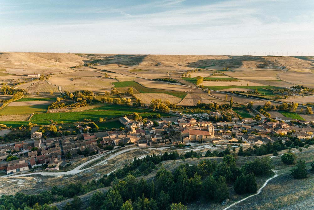 Castrojeriz vue aérienne