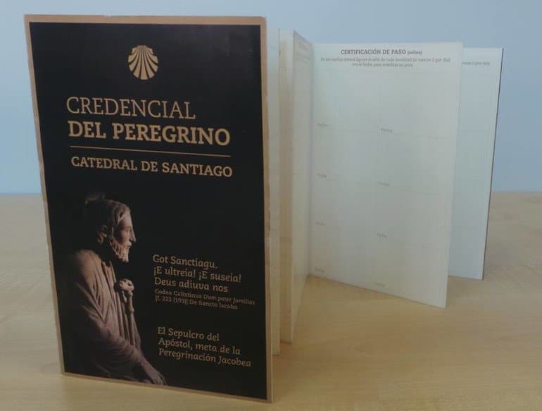 credencial del peregrino